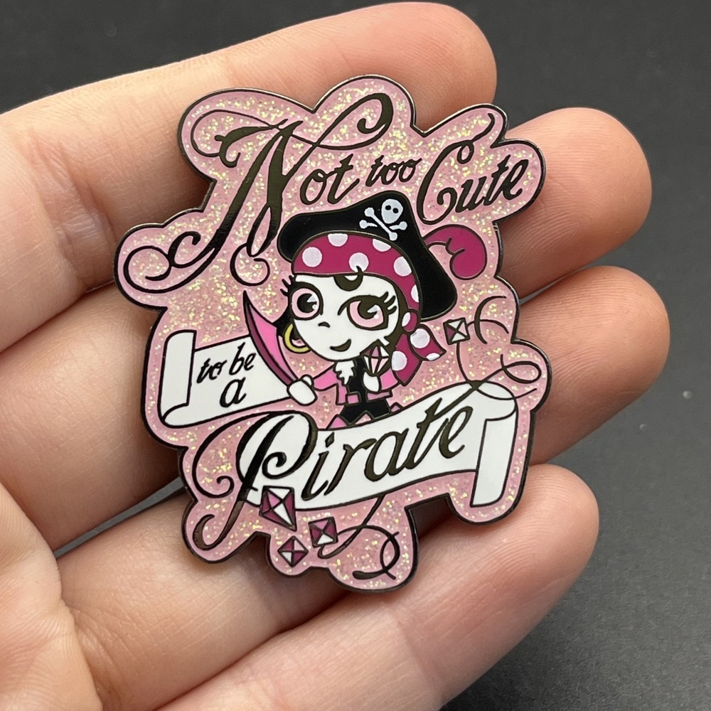 Disney 2007 Not Too Cute To Be A Pirate Pin